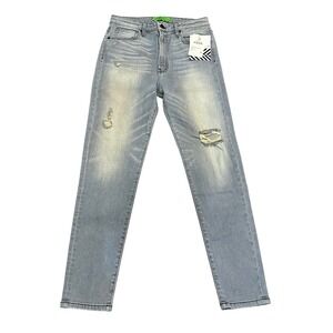 Sandrine Rose "the virgin label" Light Blue Distressed Denim Jeans Size 29